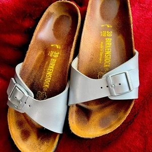 Birkenstock Madrid size 39 silver sandals